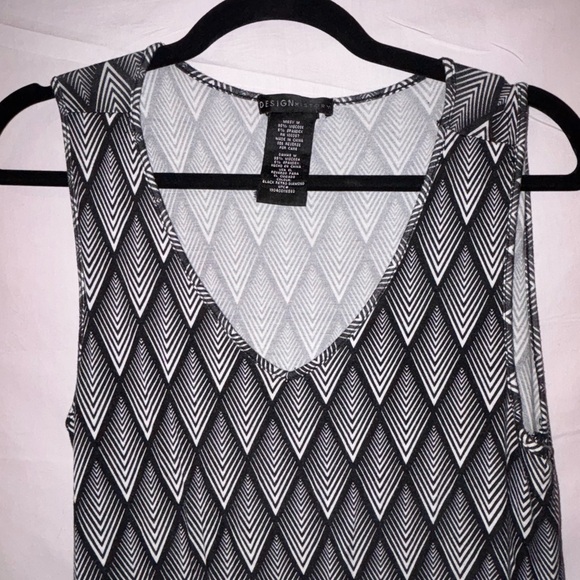 Design History Black and White Asymmetrical Dress - Picture 2 of 10